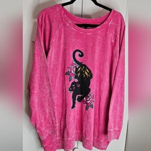 Torrid Pink Panther Graphic Women's Sweater